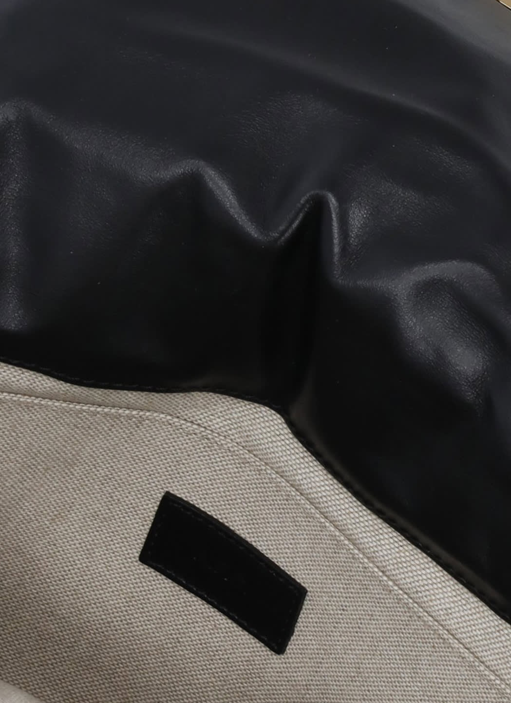 Apc Rectangular Shoulder Bag Gold-tone Hardware In Black