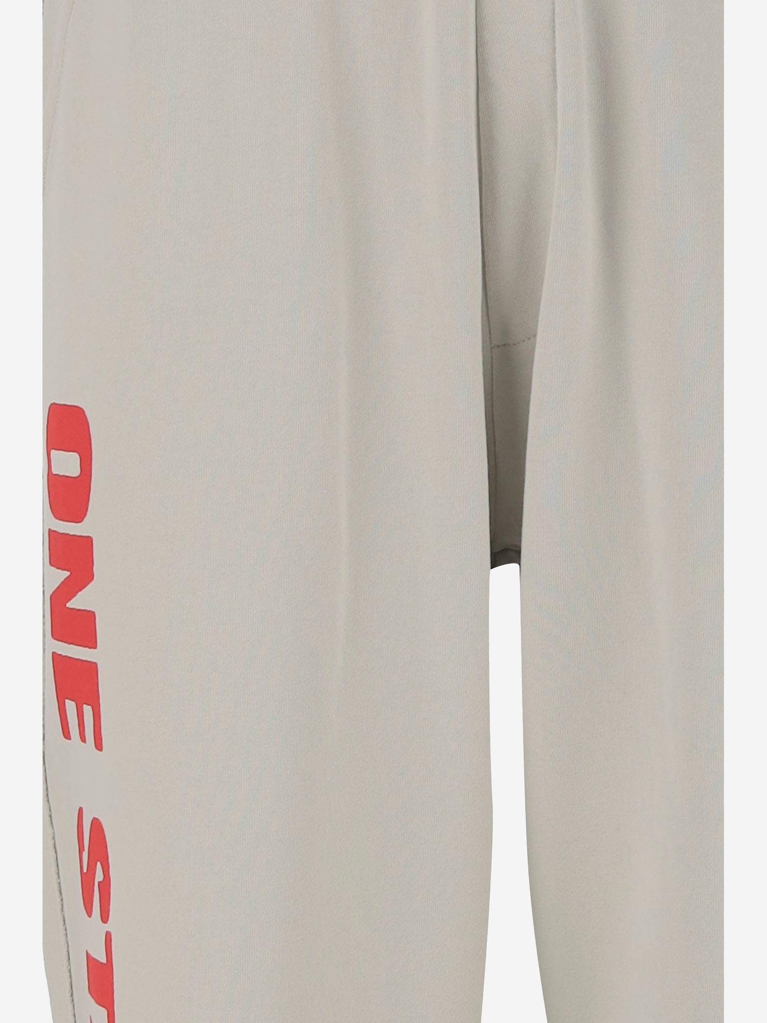 44 Label Group Off White Cotton Gym Jogger Pants In White