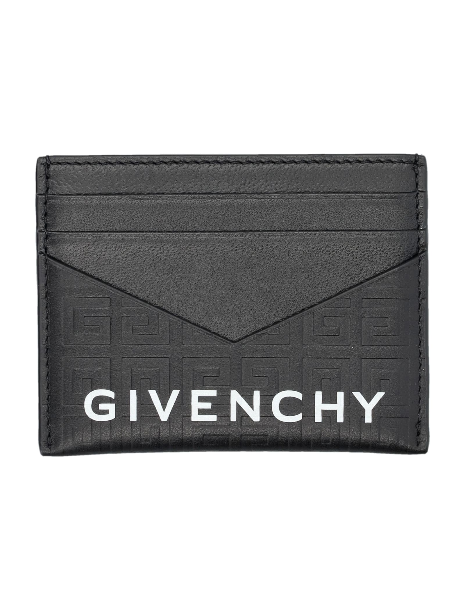 Shop Givenchy G-cut Cardcase In Black