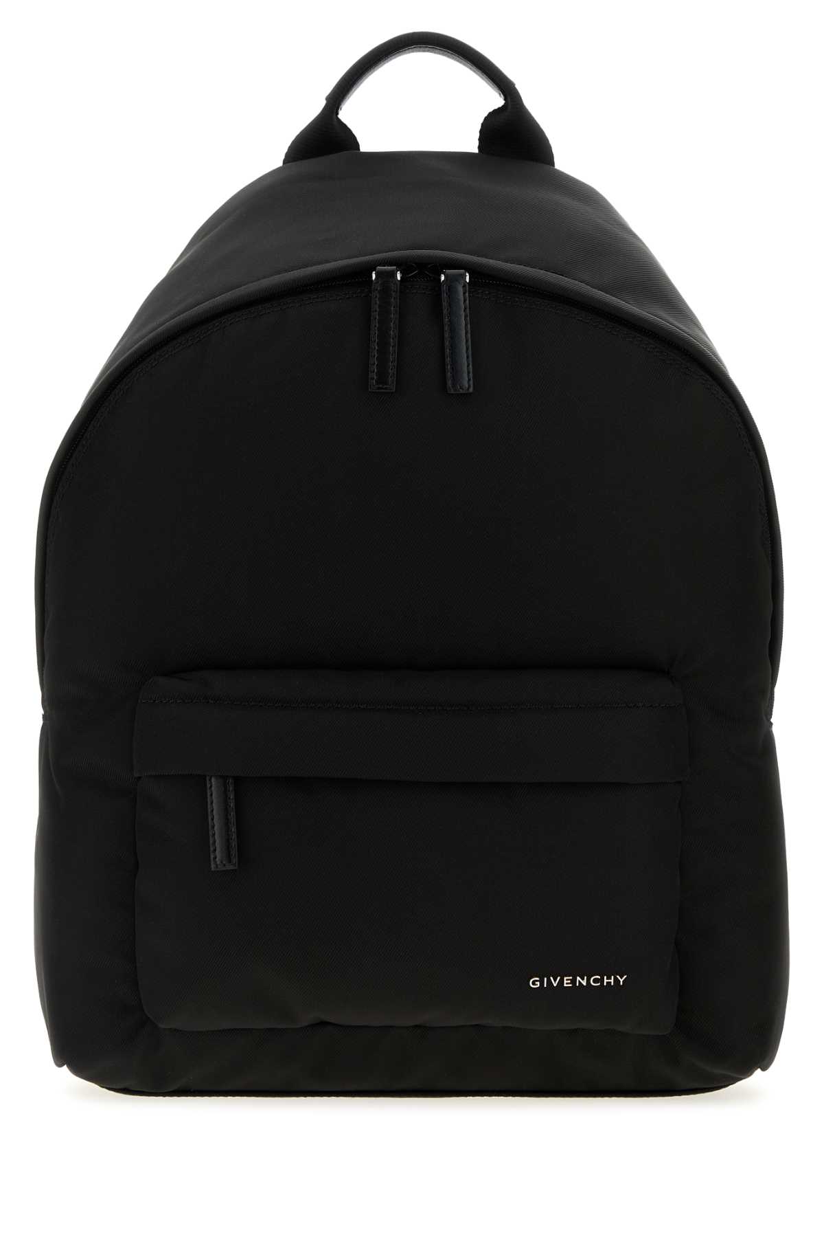 Givenchy Blak Canvas Backpack In Black