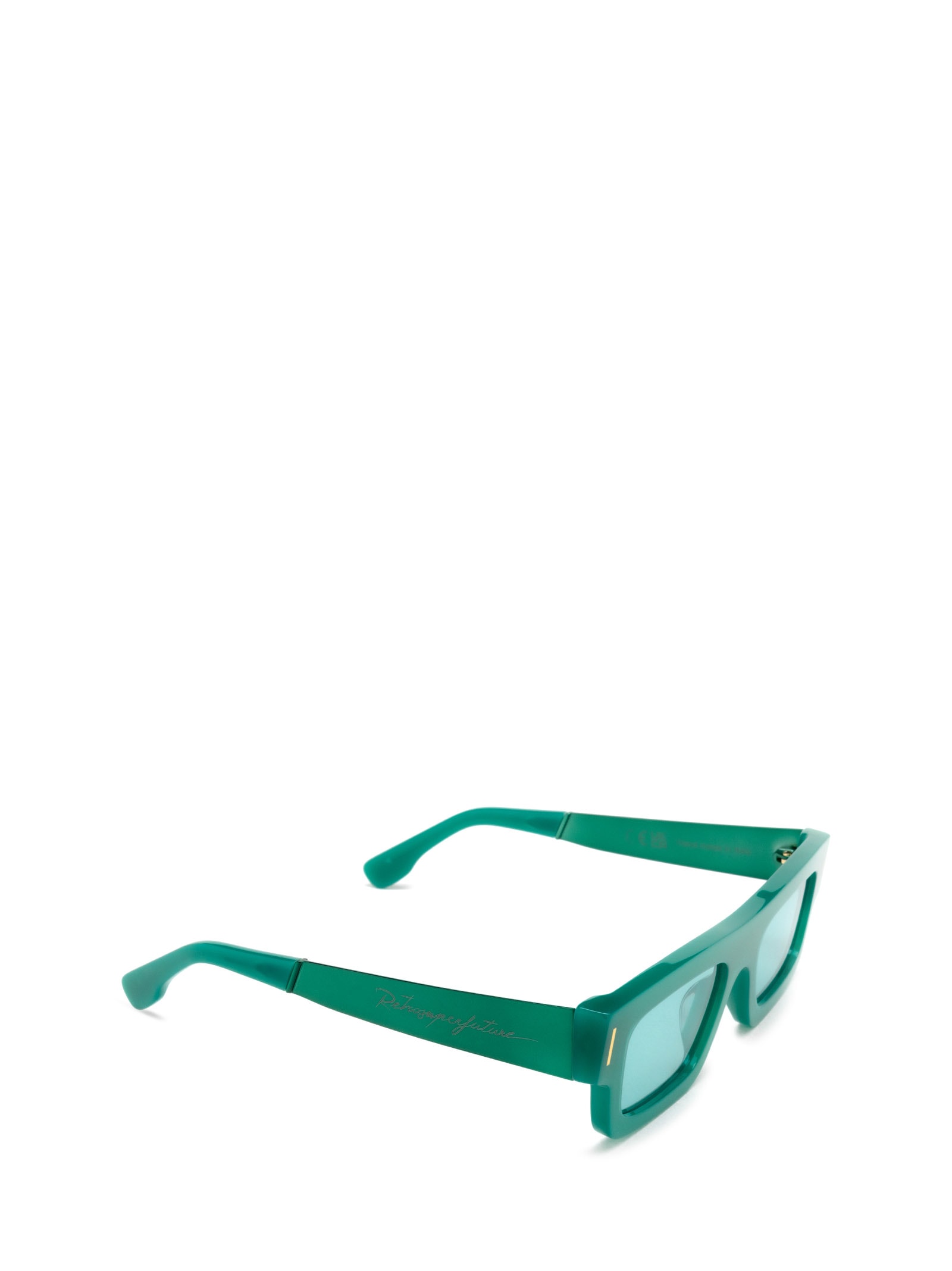 Shop Retrosuperfuture Colpo Francis Green Sunglasses
