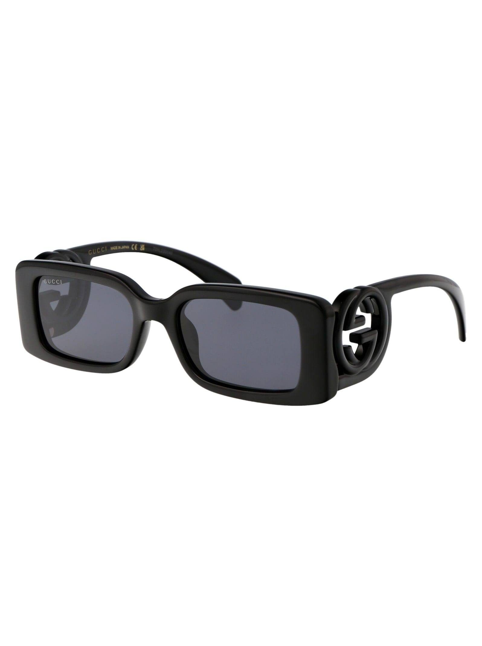 Shop Gucci Gg1325s Sunglasses In 001 Black Black Grey