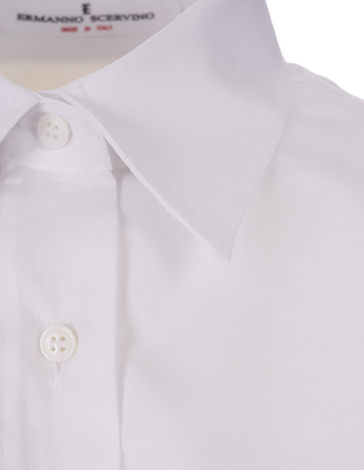 Shop Ermanno Scervino White Oversize Shirt In Bianco