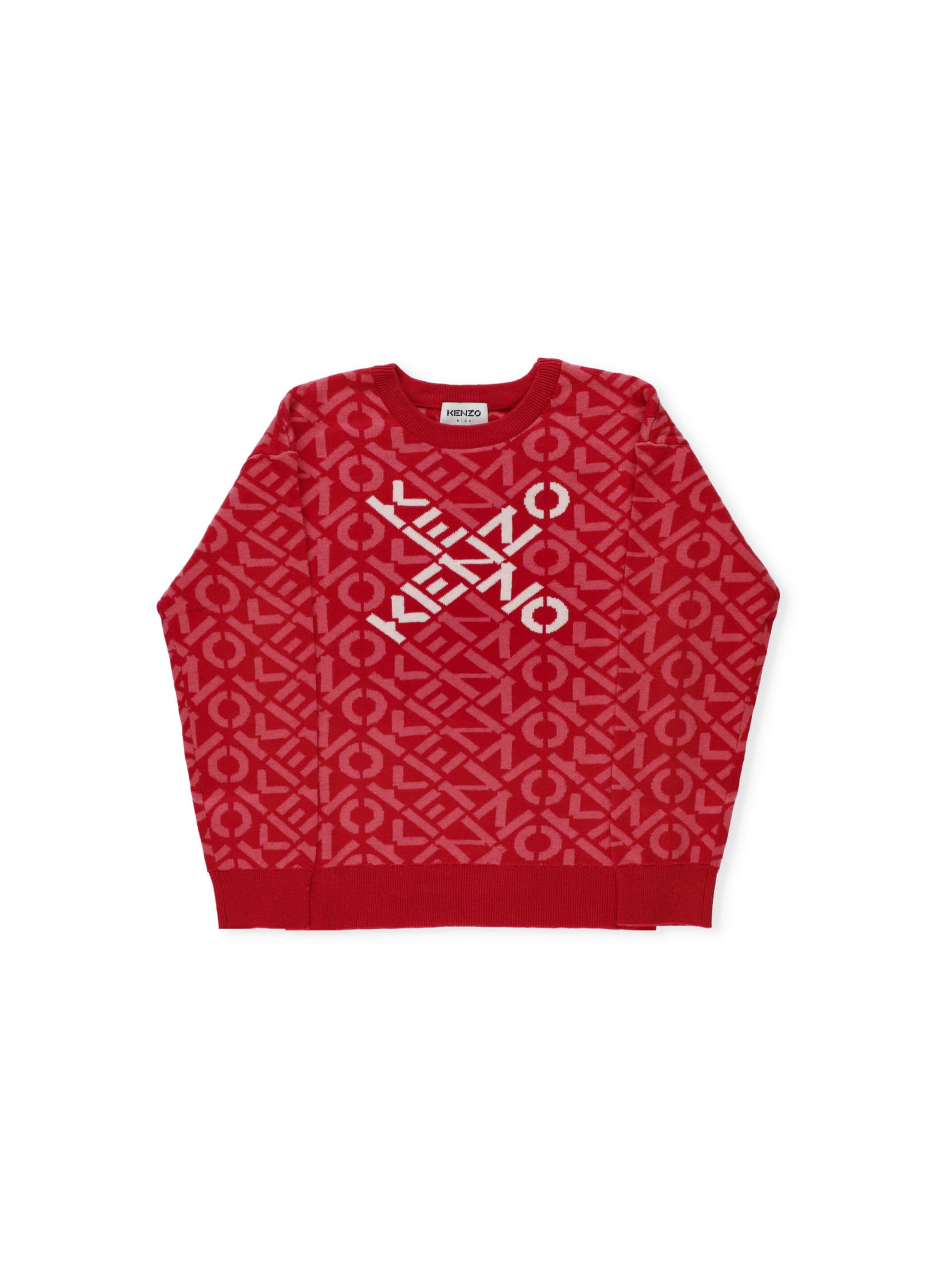 Kenzo Sweater With All Over Logo