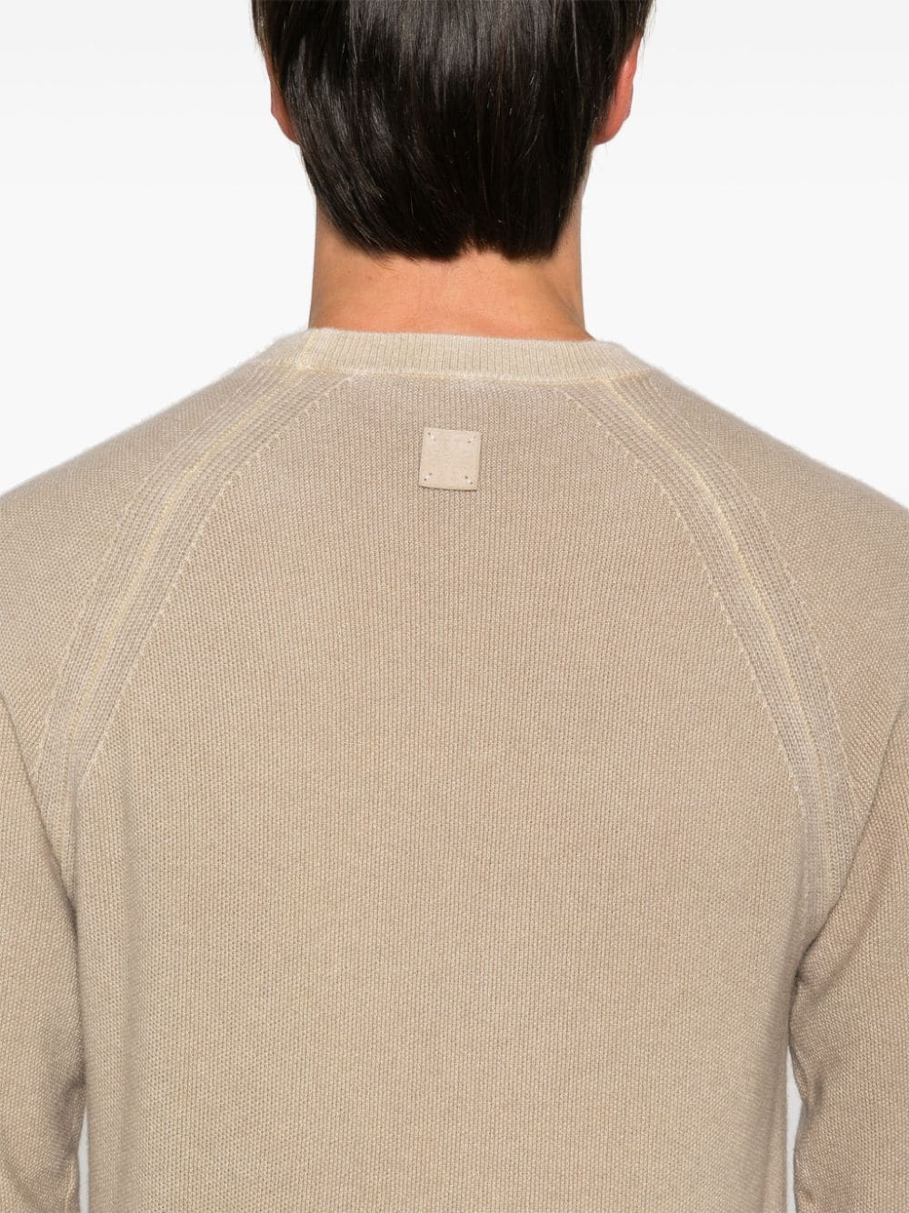 Jacob Cohen Men's Cashmere Crewneck Sweater In Brown