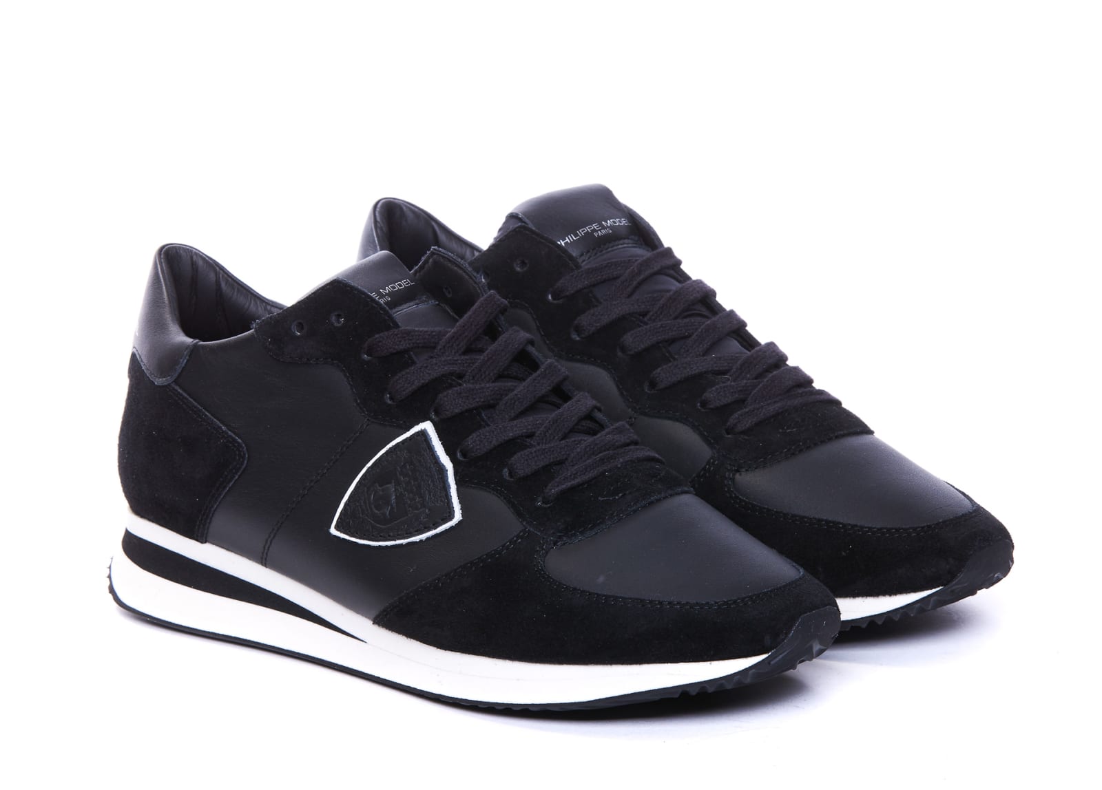 Shop Philippe Model Trpx Sneakers In Black