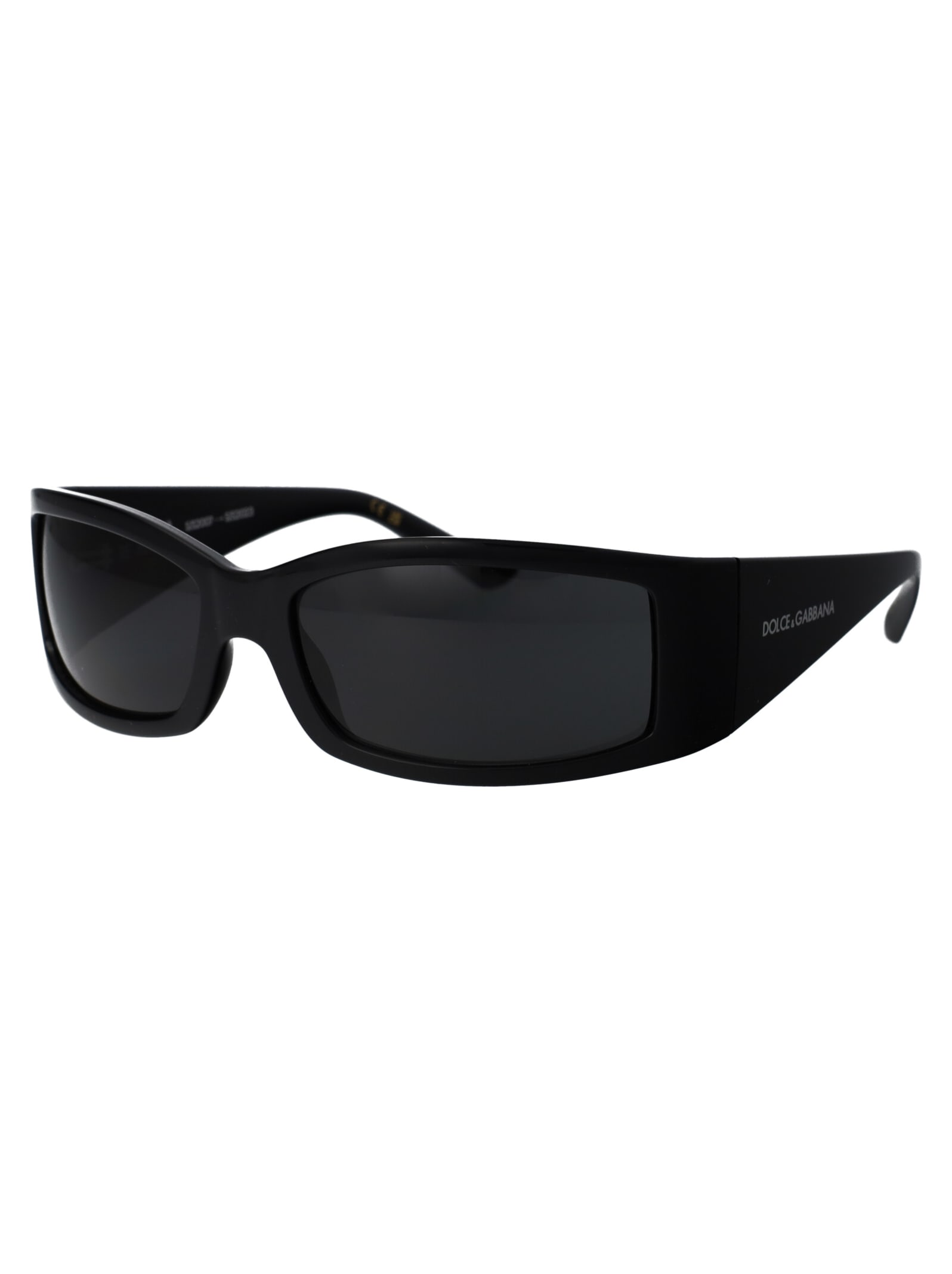 Shop Dolce &amp; Gabbana Eyewear 0dg6188 Sunglasses In 501/87 Black