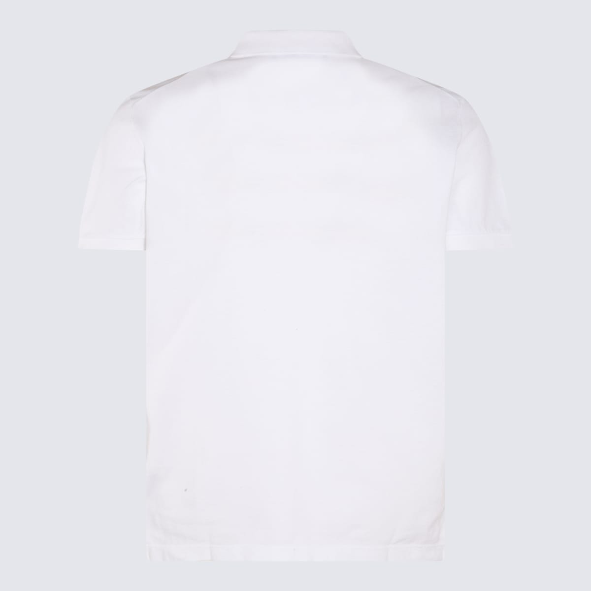 Shop Dsquared2 White And Black Cotton Polo Shirt