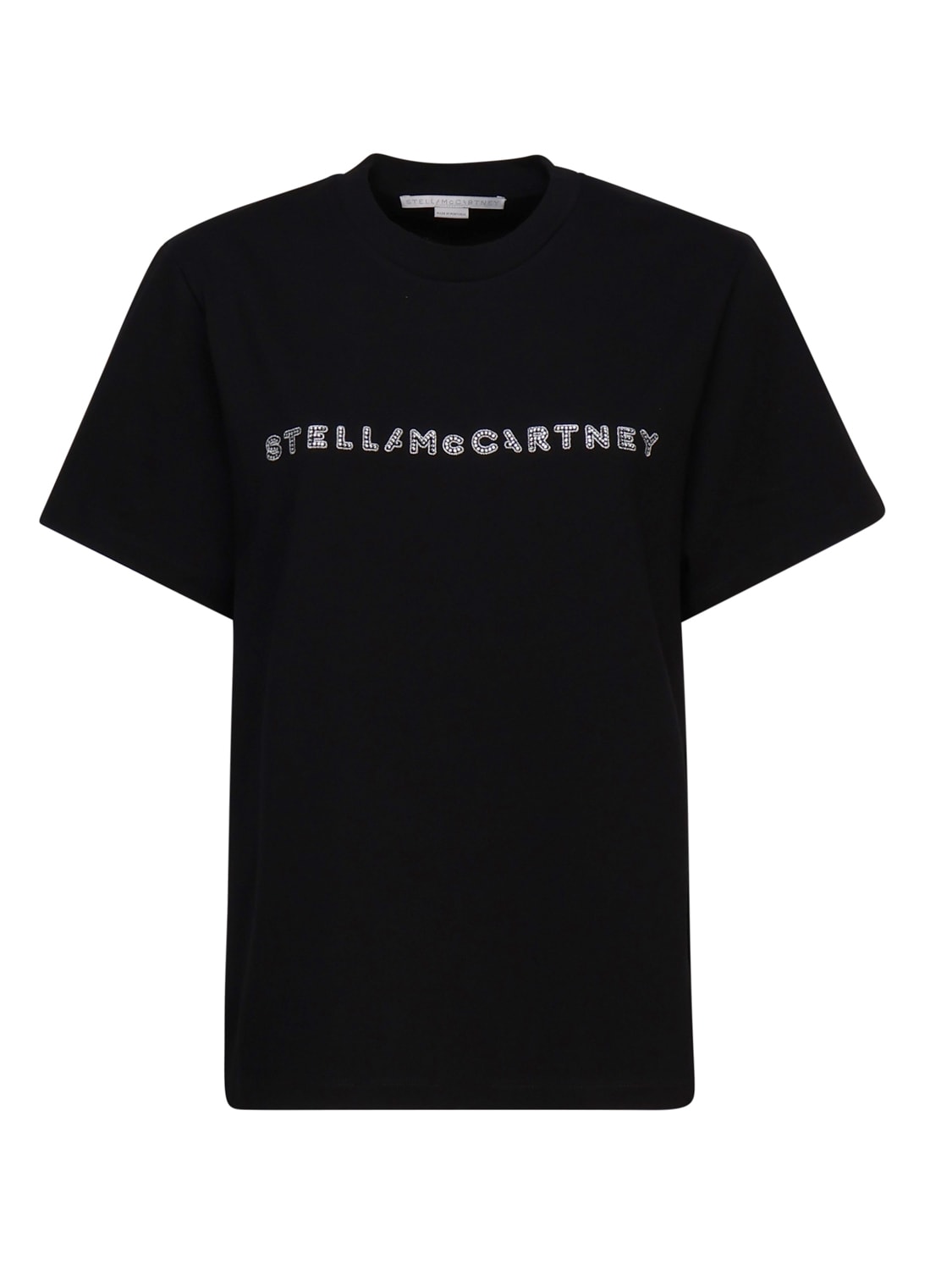 Shop Stella Mccartney T-shirt With Logo In Nero