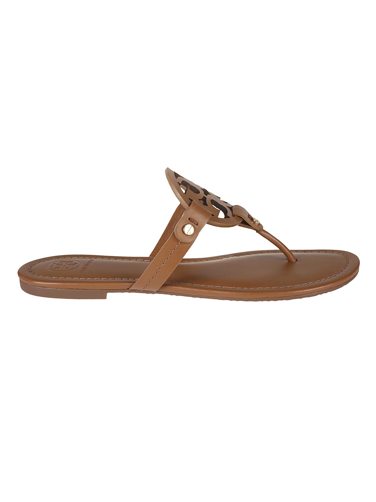 Buy Tory Burch Miller Flat Sandals online, shop Tory Burch shoes with free shipping