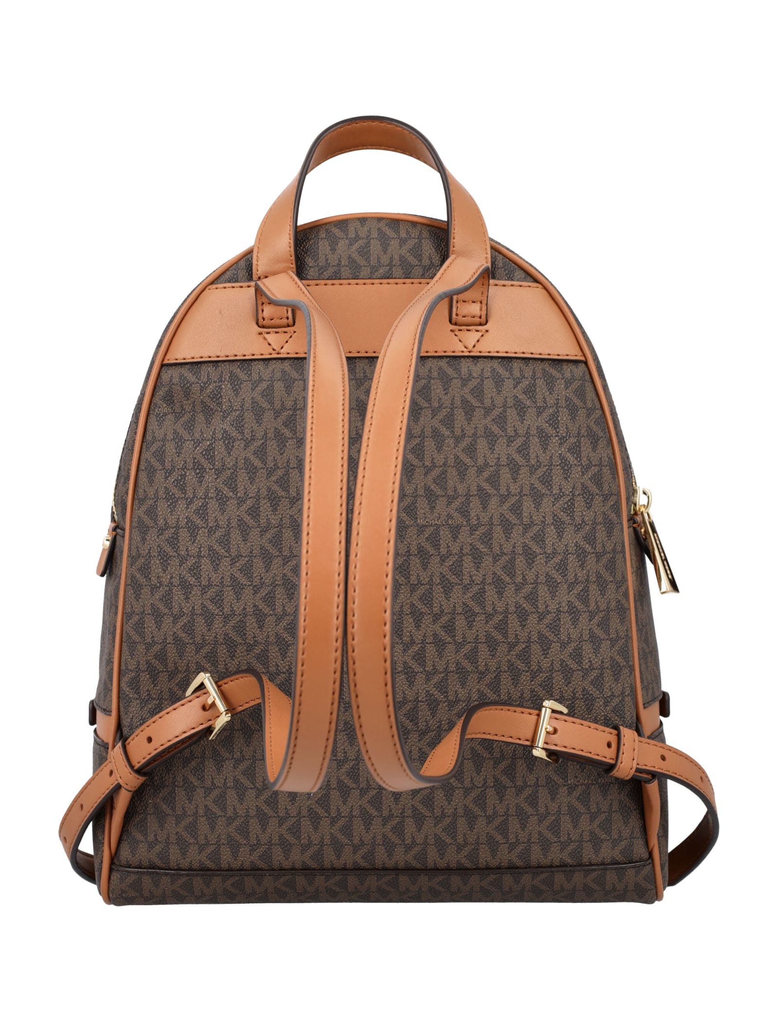 Shop Michael Michael Kors Rhea Zip Backpack In Brown