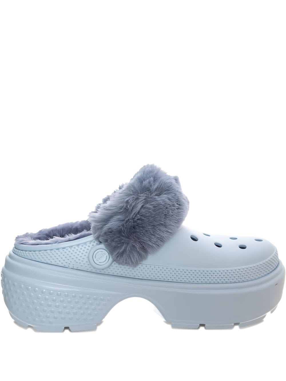 Crocs Stomp Lined Clog In Gray