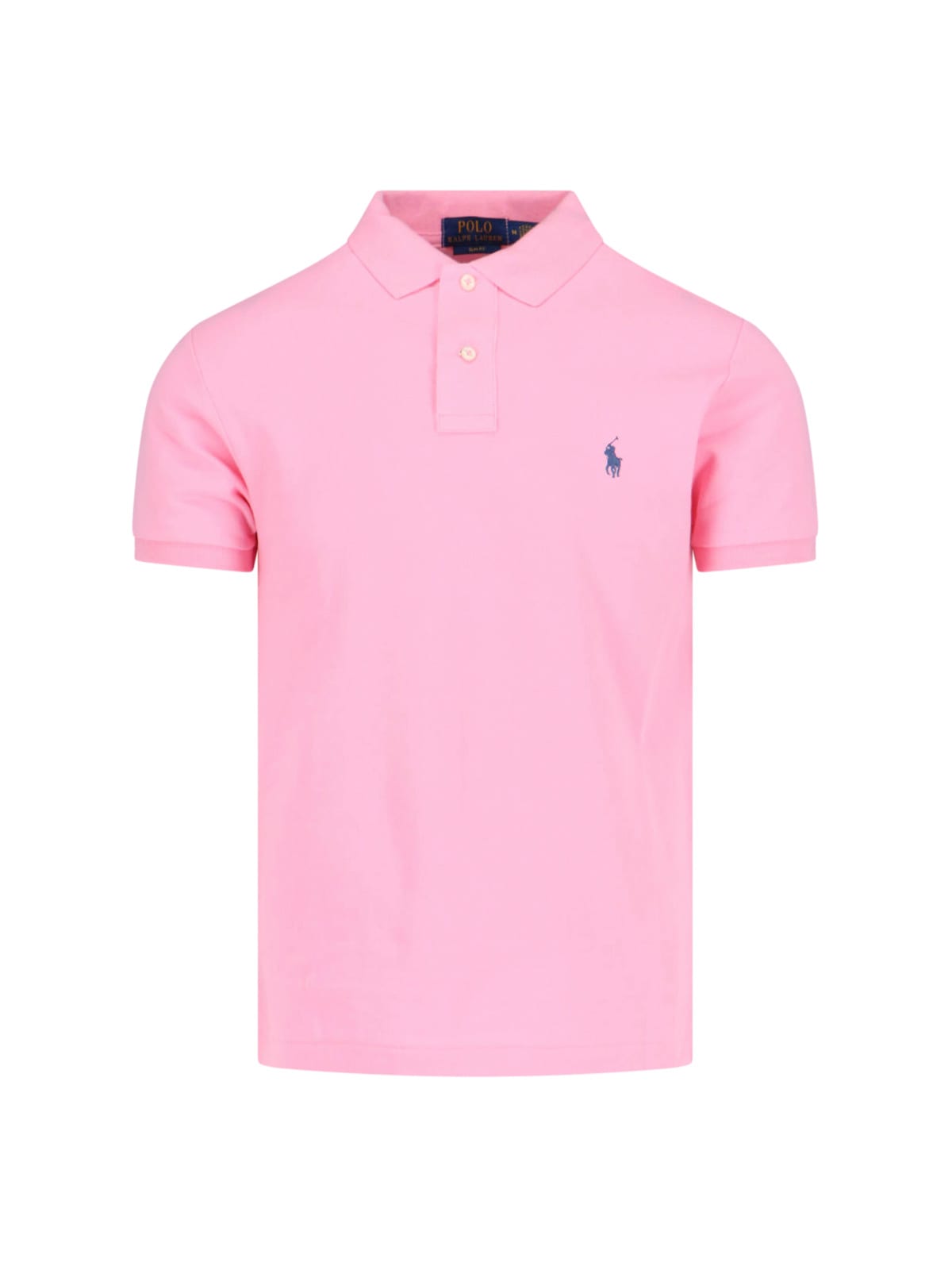 Polo Ralph Lauren Logo-embroidered Polo T-shirt In Pink