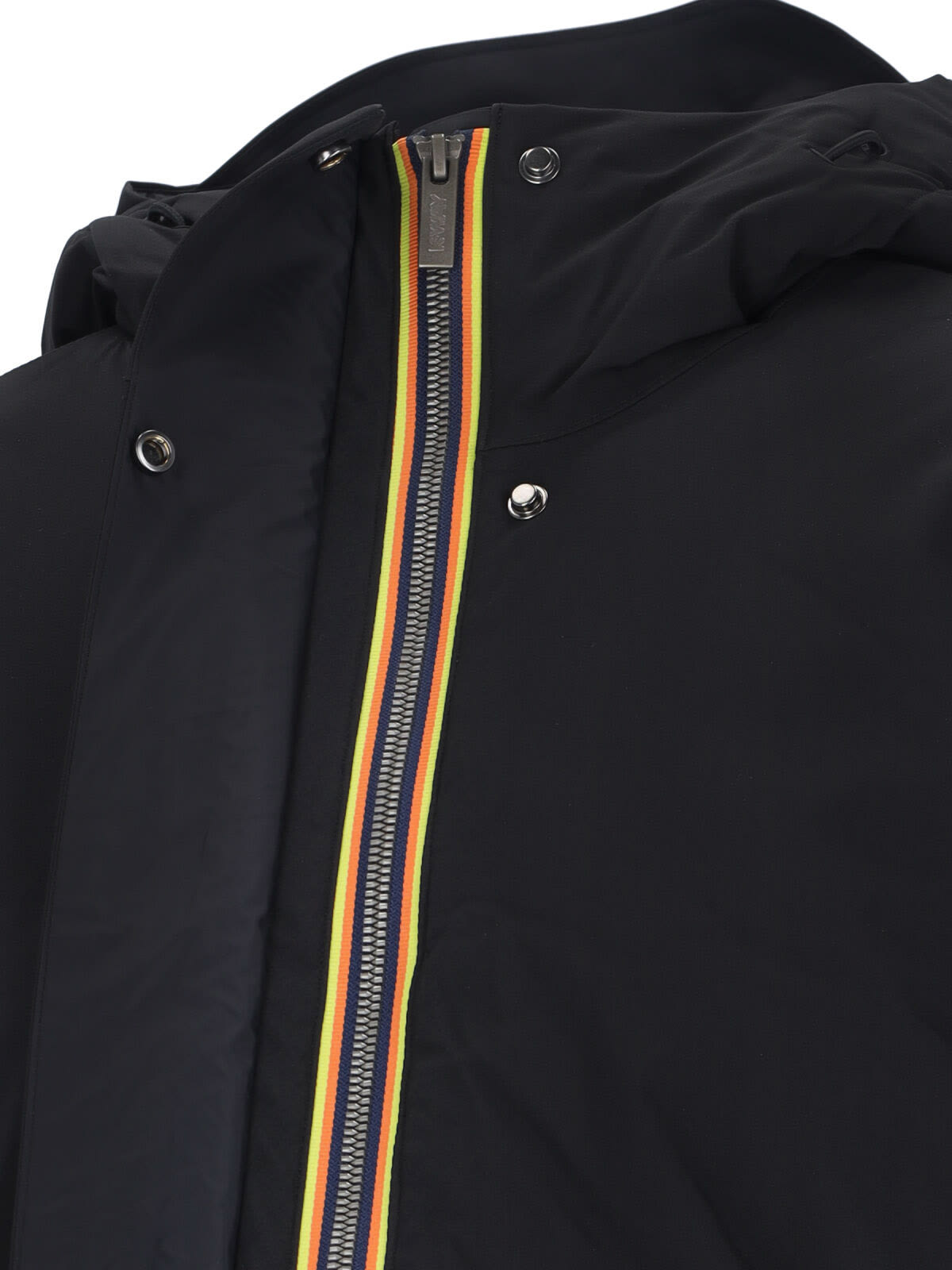 Shop K-way Padded Down Jacket Mathiel In Black