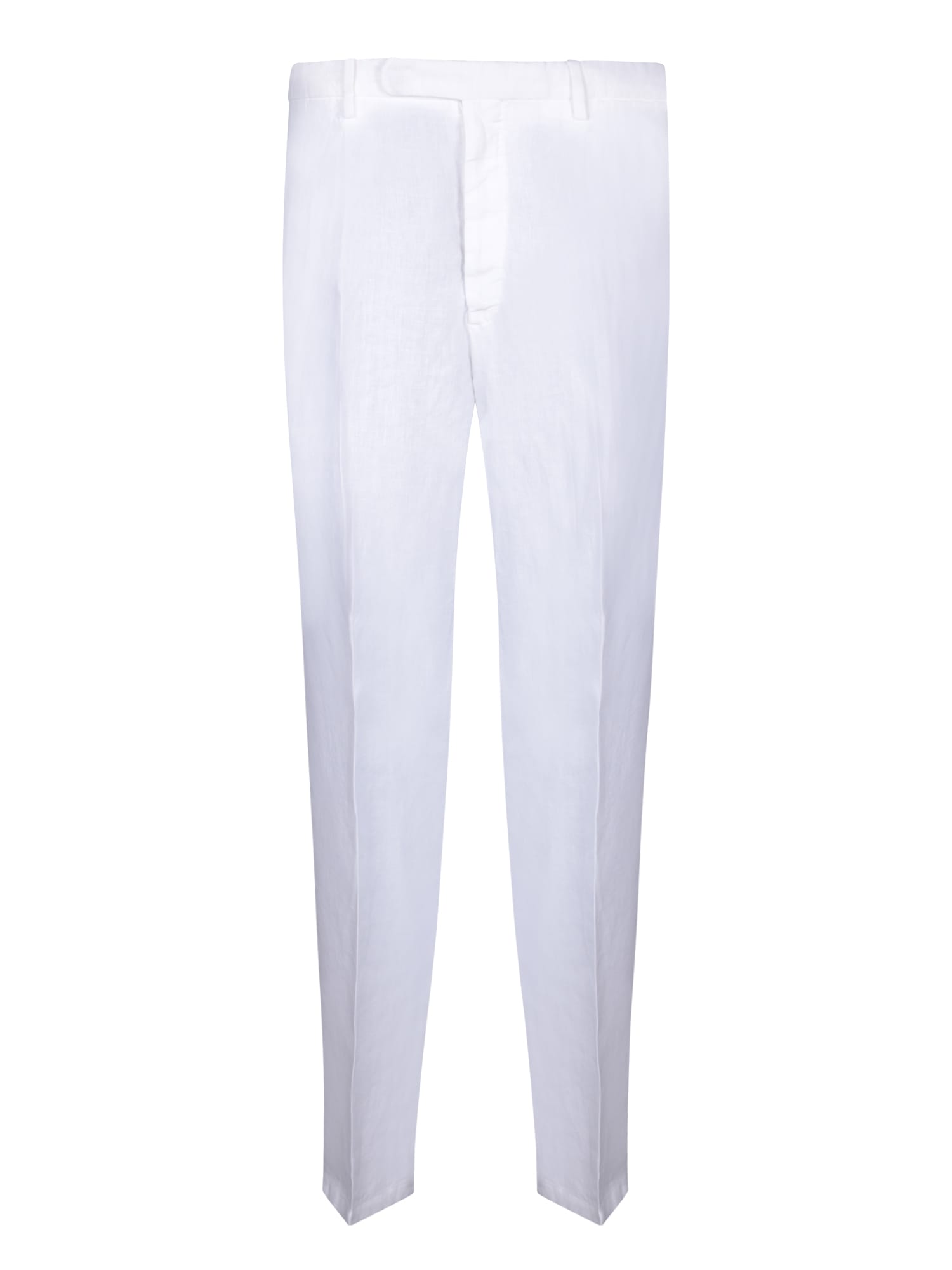 Shop Boglioli White Trousers