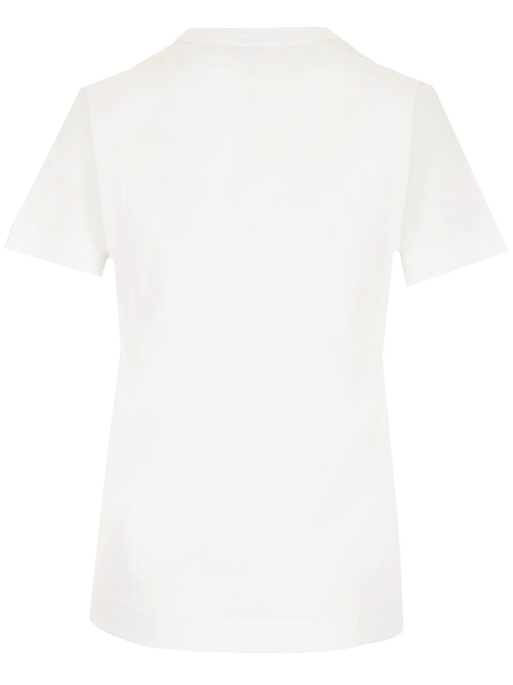 Shop Comme Des Garçons Play Maxi Heart Print T-shirt In White