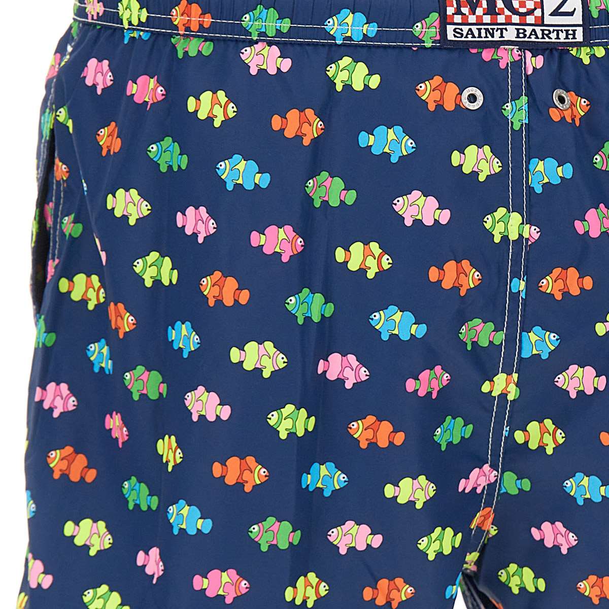 Shop Mc2 Saint Barth Clownfish Swimsuit In Multicolor