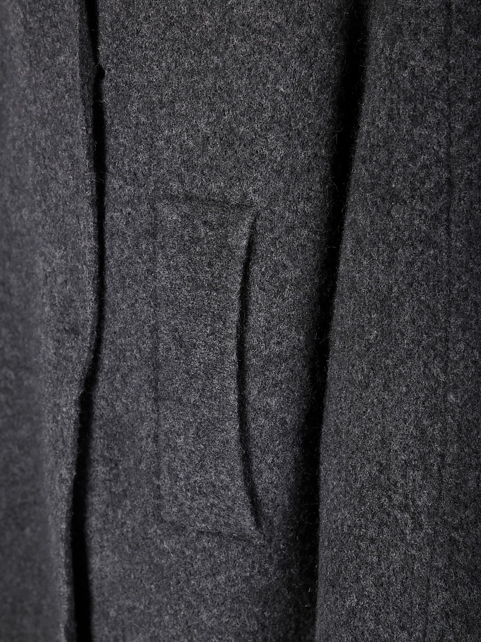 Boboutic Double Breasted Coat In Gray