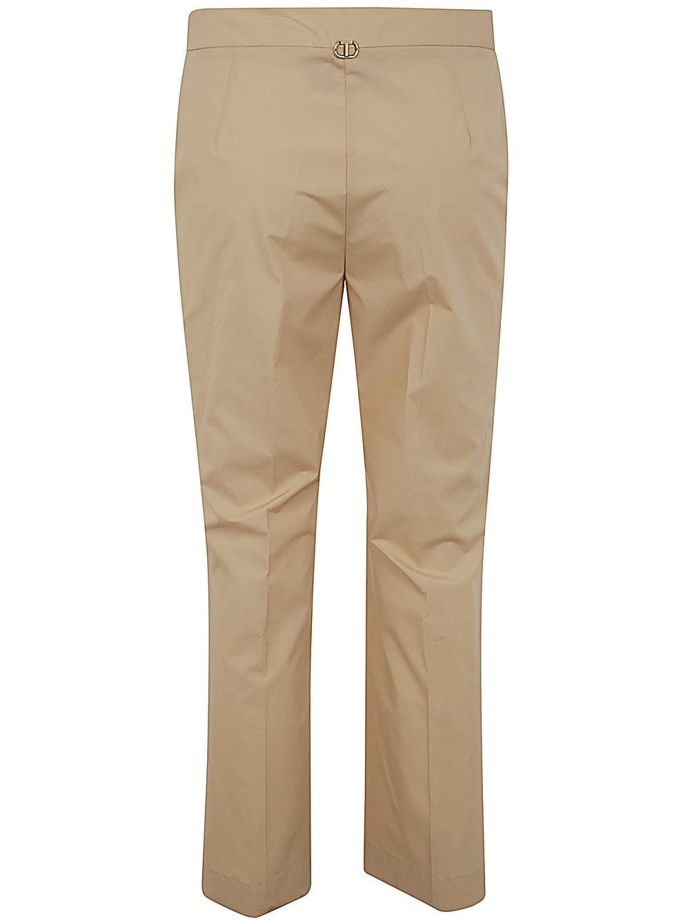 Shop Twinset Flared Trouser In Ginger Root
