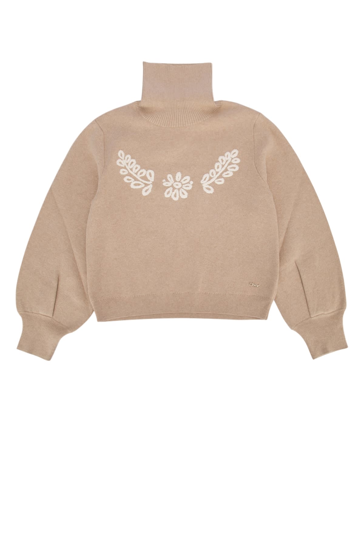 Chloé Maglione In Beigemarl