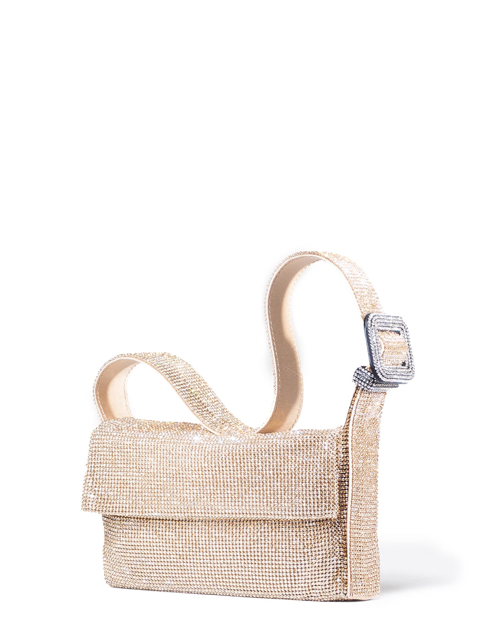 Benedetta Bruzziches Vitty La Mignon Shoulder Bag In Sand