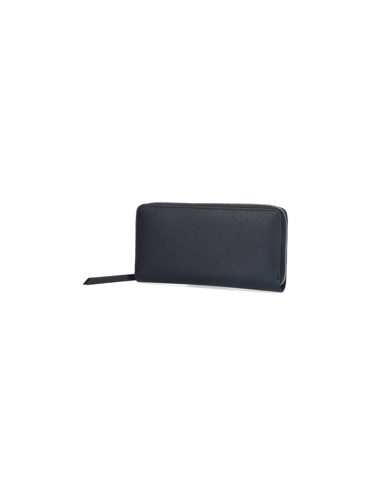 Maison Margiela Four Stitches Zipper Wallet In Black
