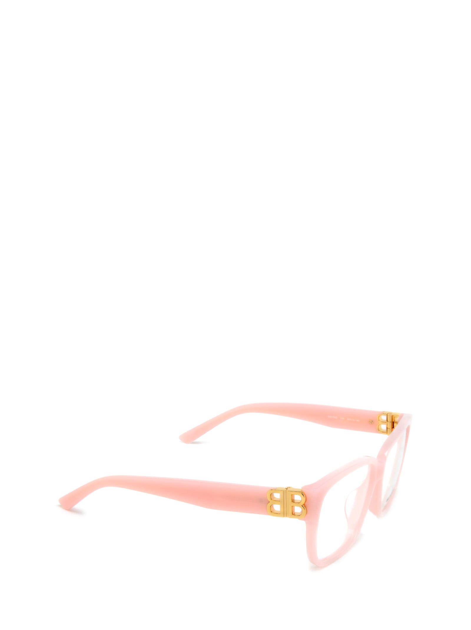Shop Balenciaga Bb0104o Pink Glasses