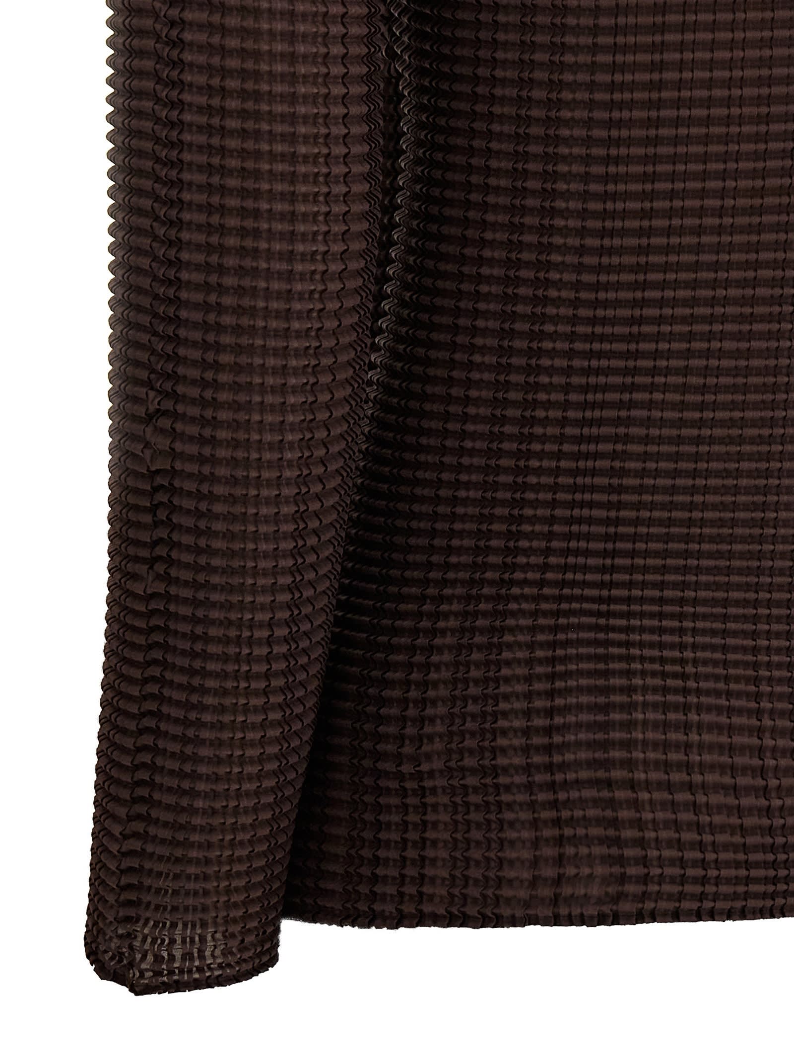 Shop Issey Miyake Wooly Pleats-56 Blouse