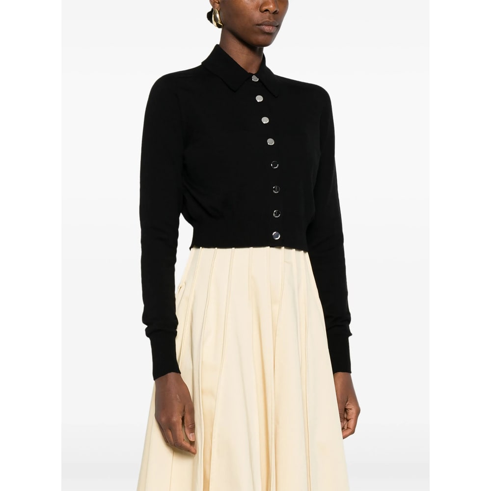 Sportmax Perseus Black Cardigan In Black