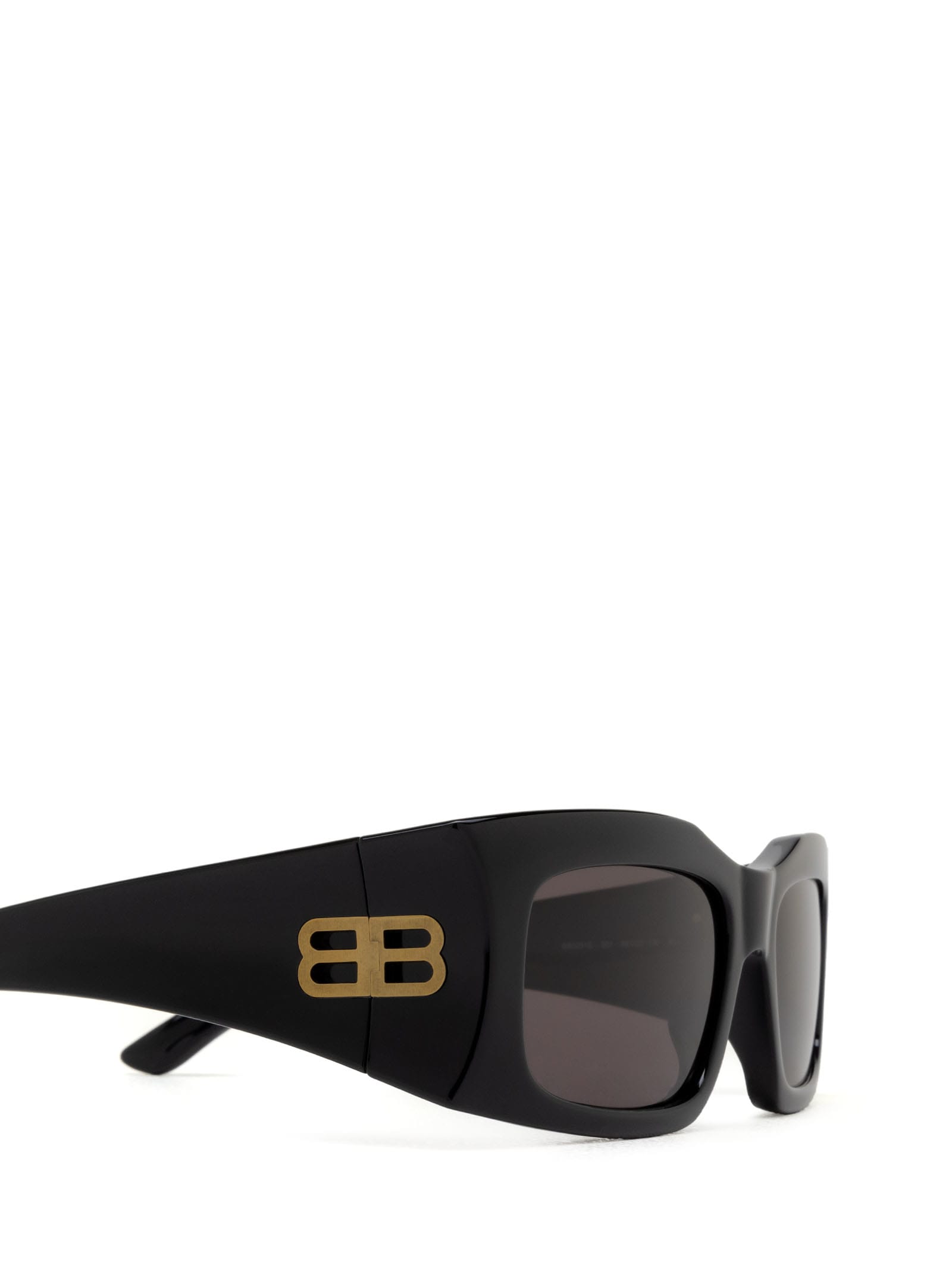 Shop Balenciaga Bb0291s Black Sunglasses
