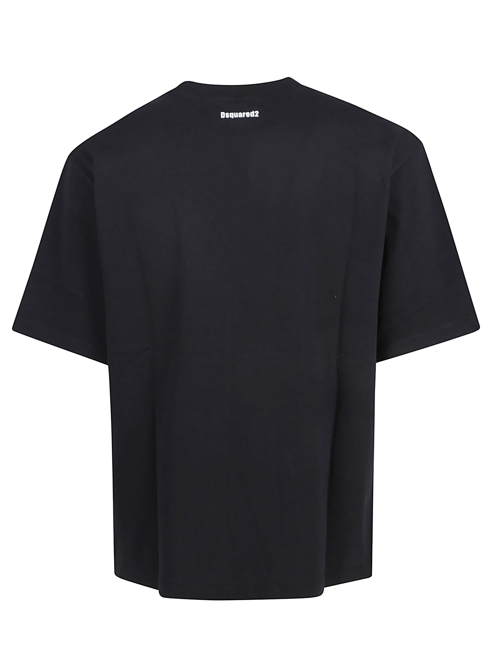 Dsquared2 Cool-fit T-shirt With Graphic Print In Black