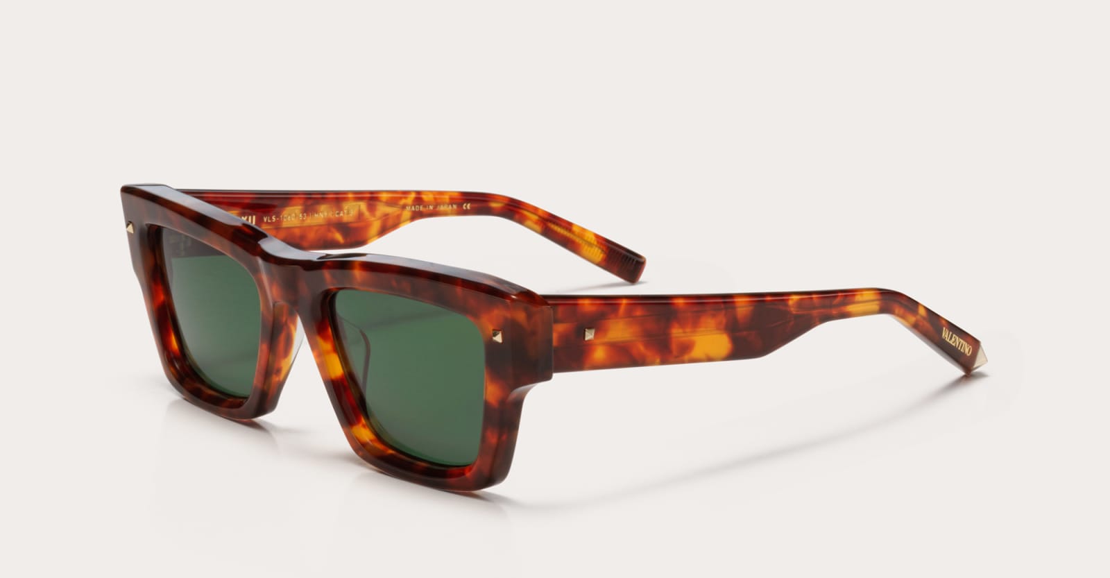 Shop Valentino Xxii - Honey Tortoise Sunglasses