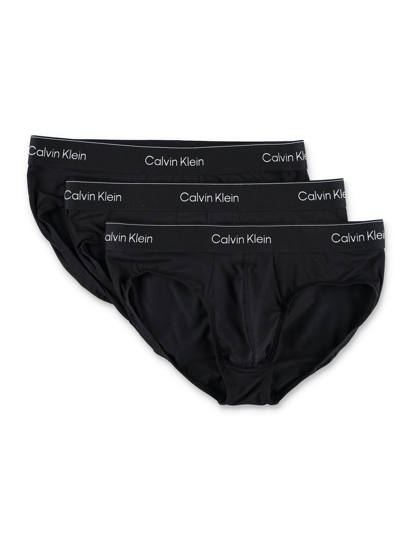 Calvin Klein 3 Pack Briefs In Black