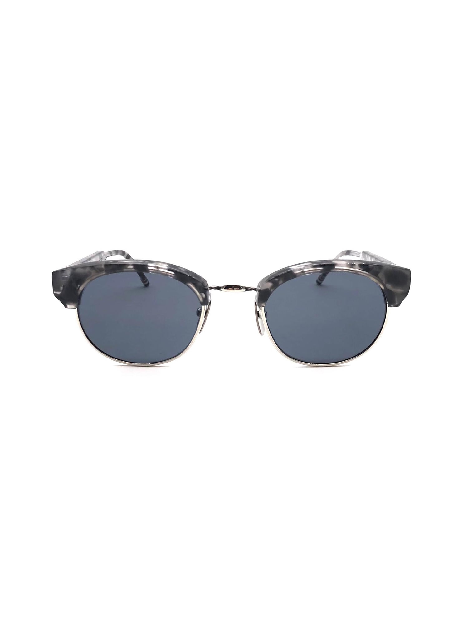 Shop Thom Browne Ues702a/g0003 Sunglasses In Dark Grey