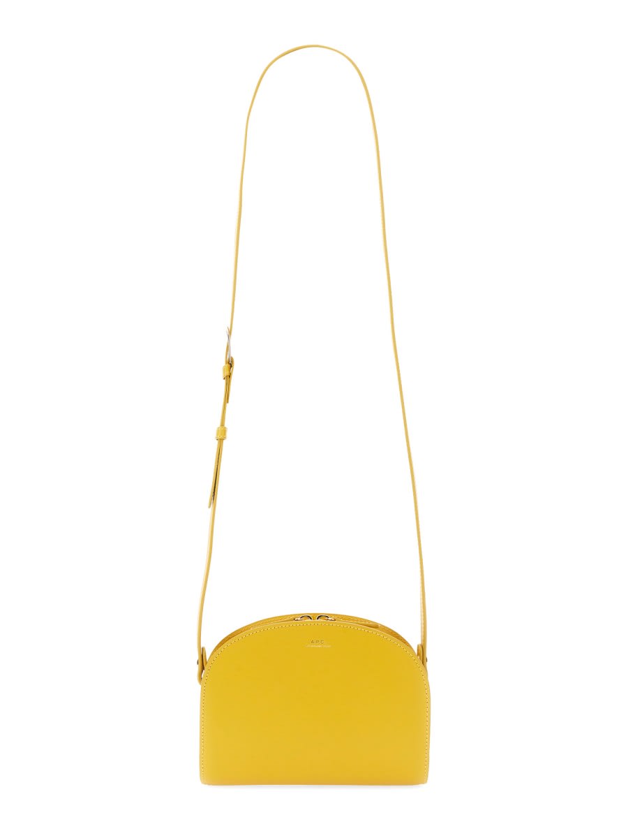Apc Mini Demi Lune Bag In Yellow
