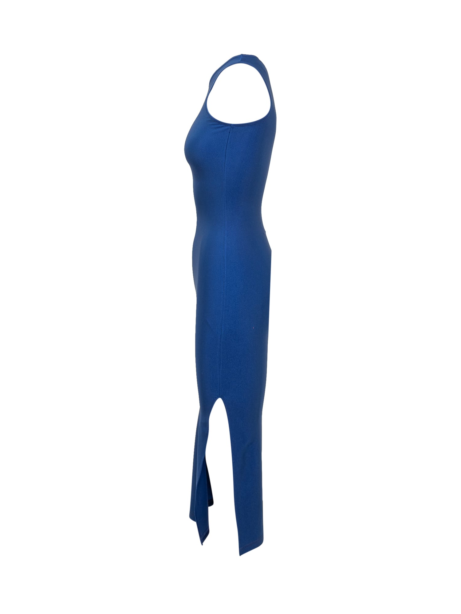 Shop Coperni Tank Top Dress In Blue