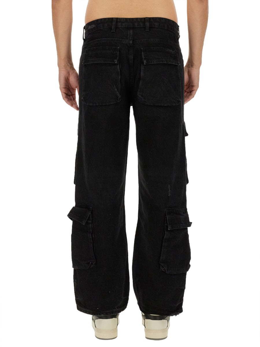 Shop Represent Cargo Pants R3ca In Black