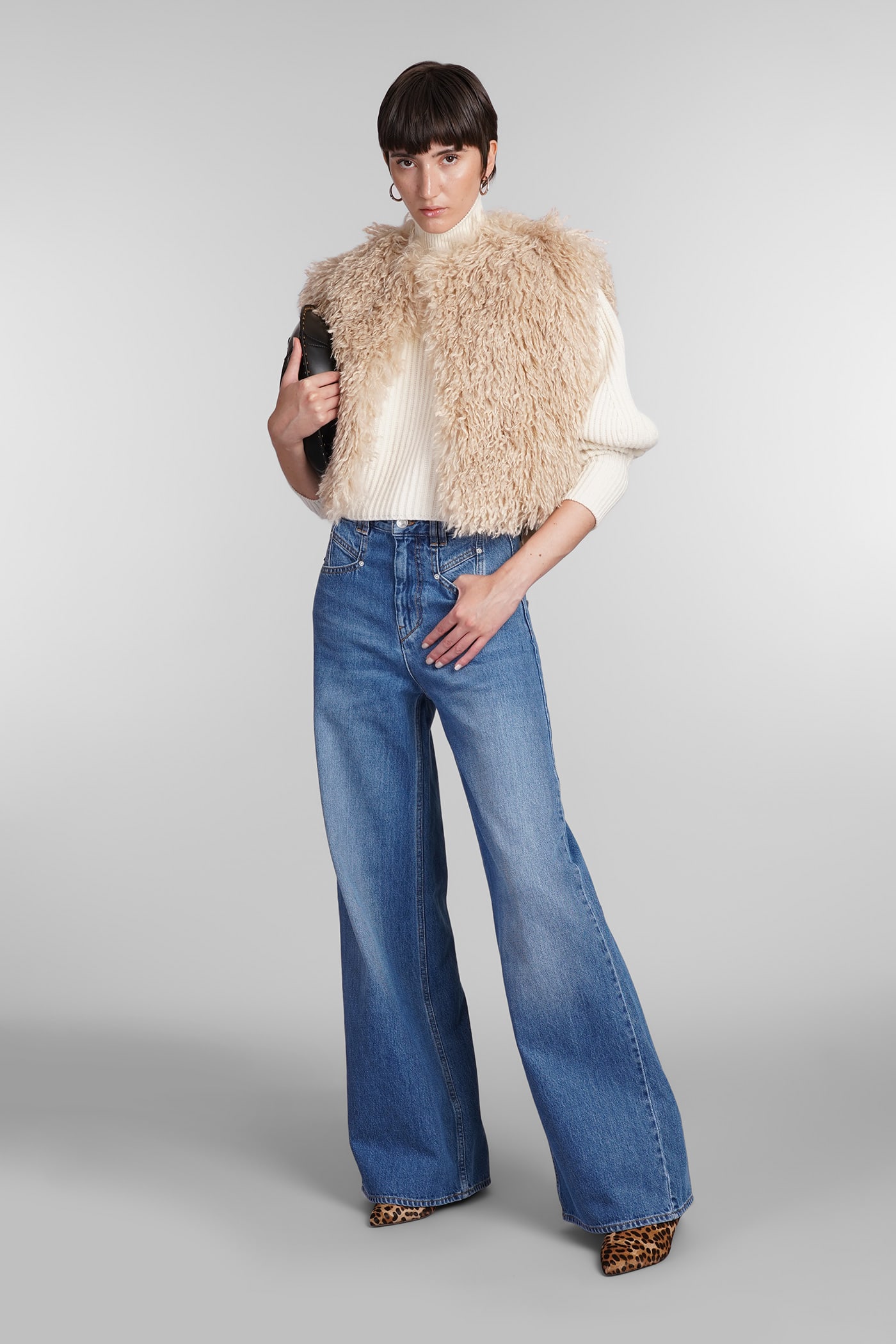 Shop Isabel Marant Lemony Jeans In Blue Cotton