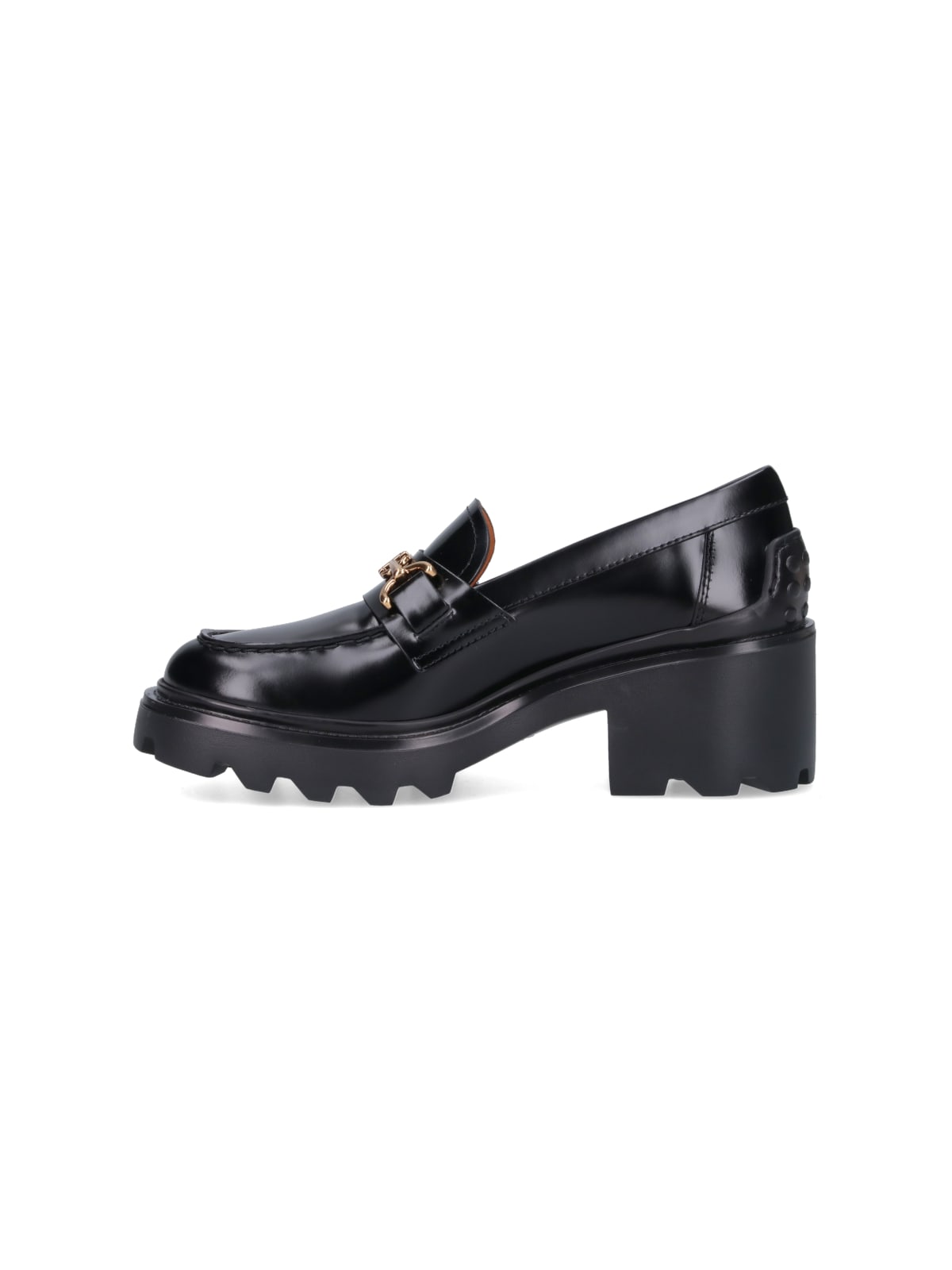 Shop Tod's Platform Loafers In Black