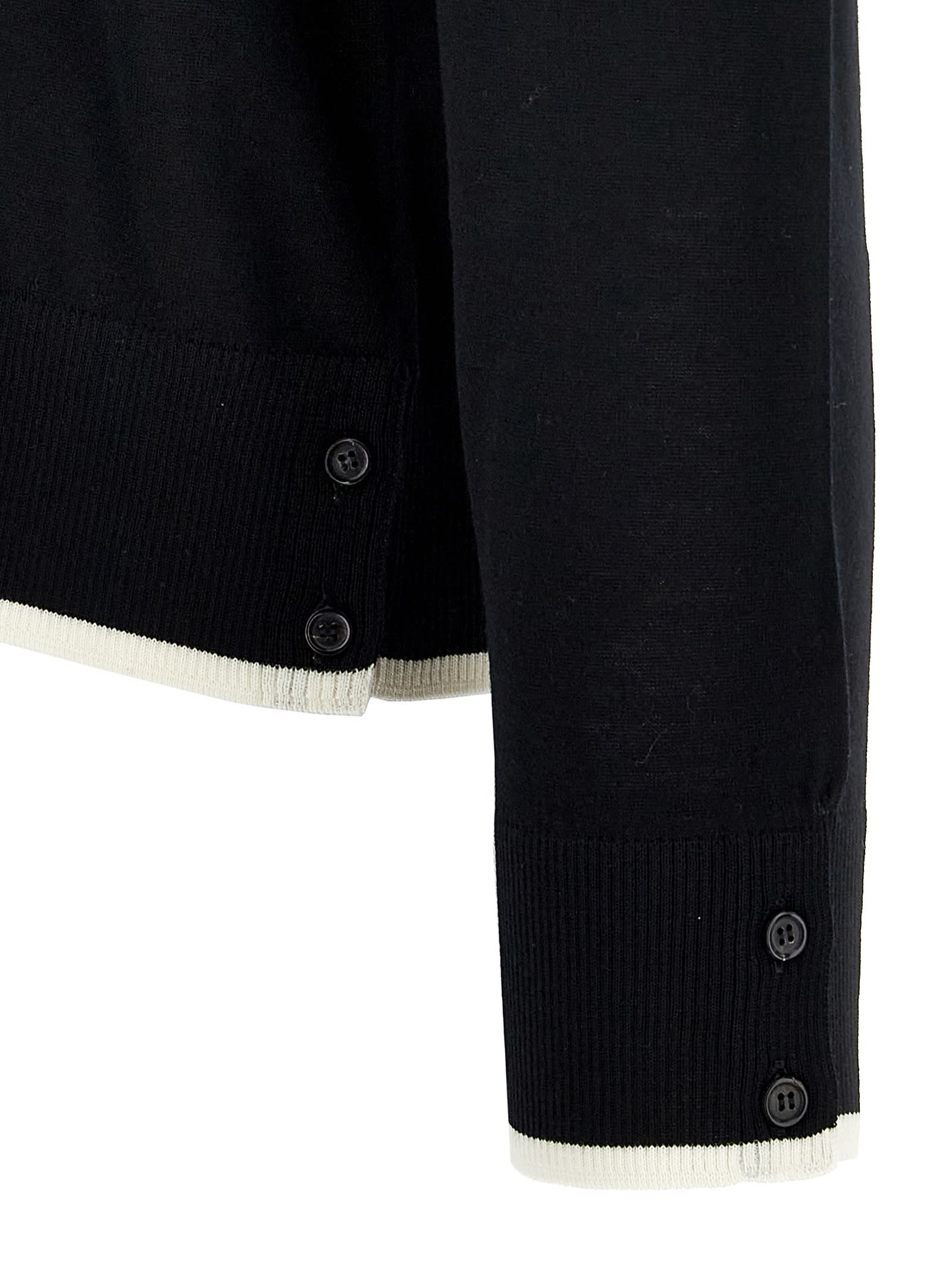 Shop Thom Browne 4 Bar Sweater In Black