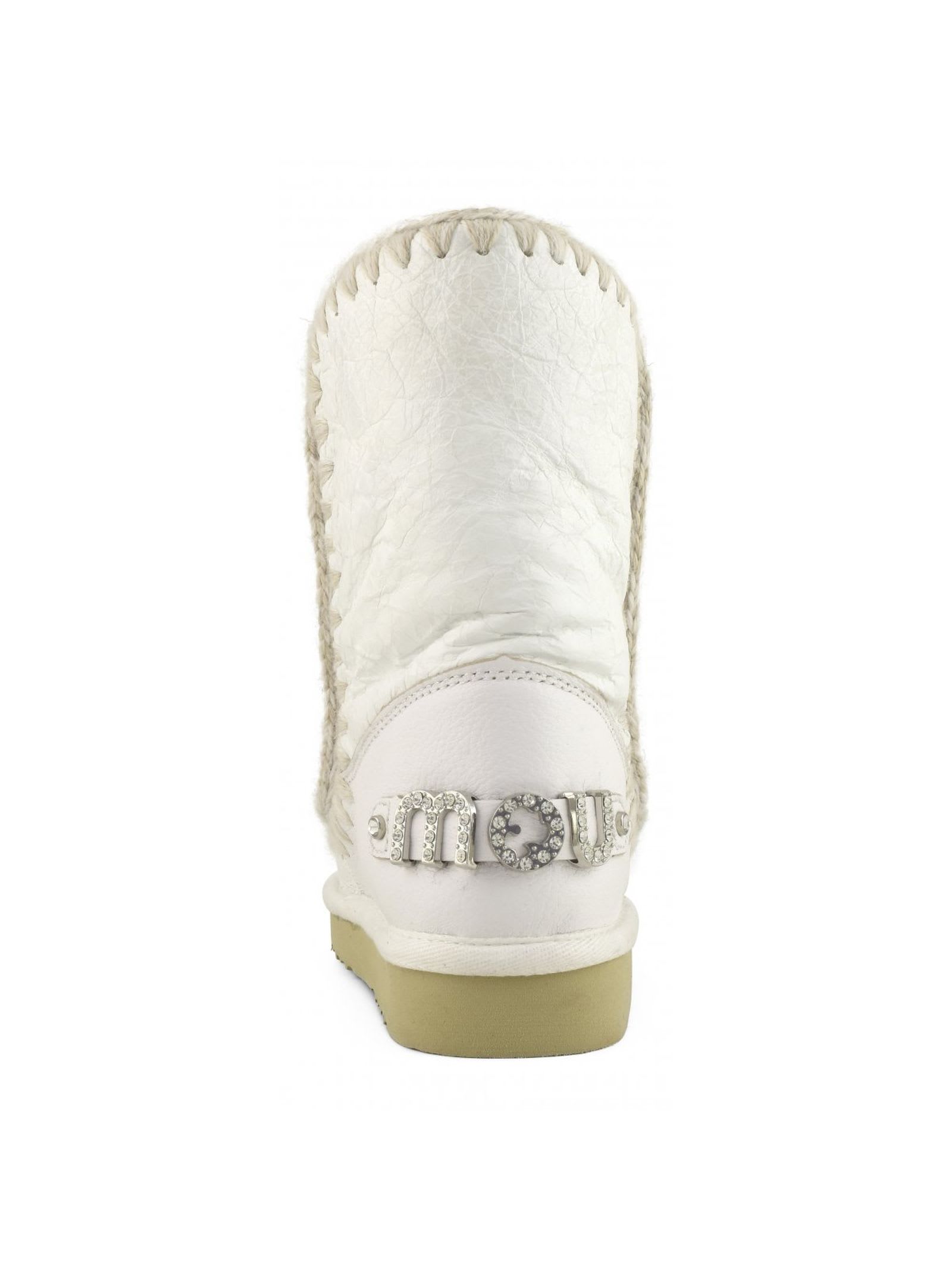 Mou White Sheepskin Eskimo 24 In White