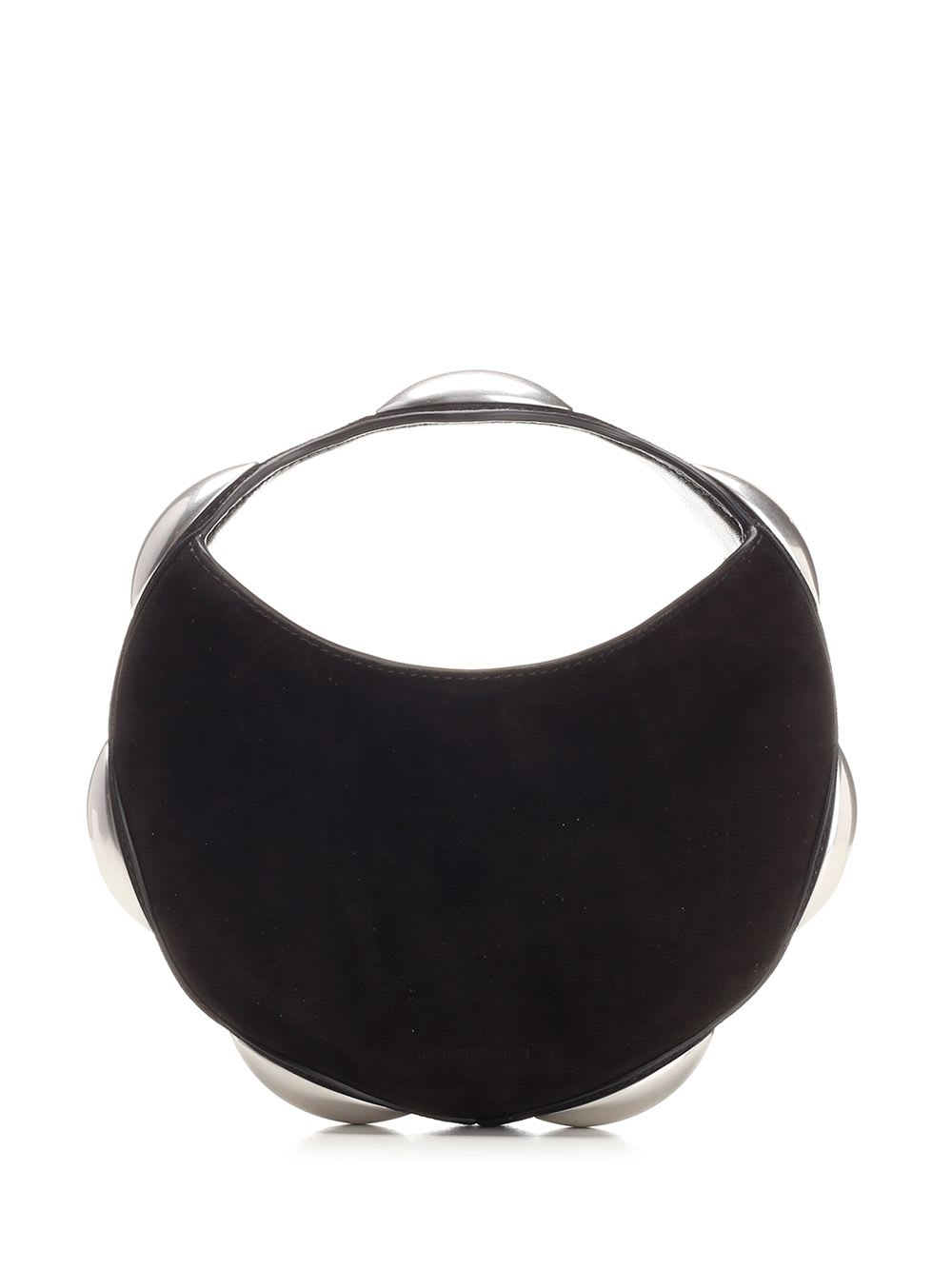 Shop Alexander Wang Dome Circular Top Handle Bag In Black