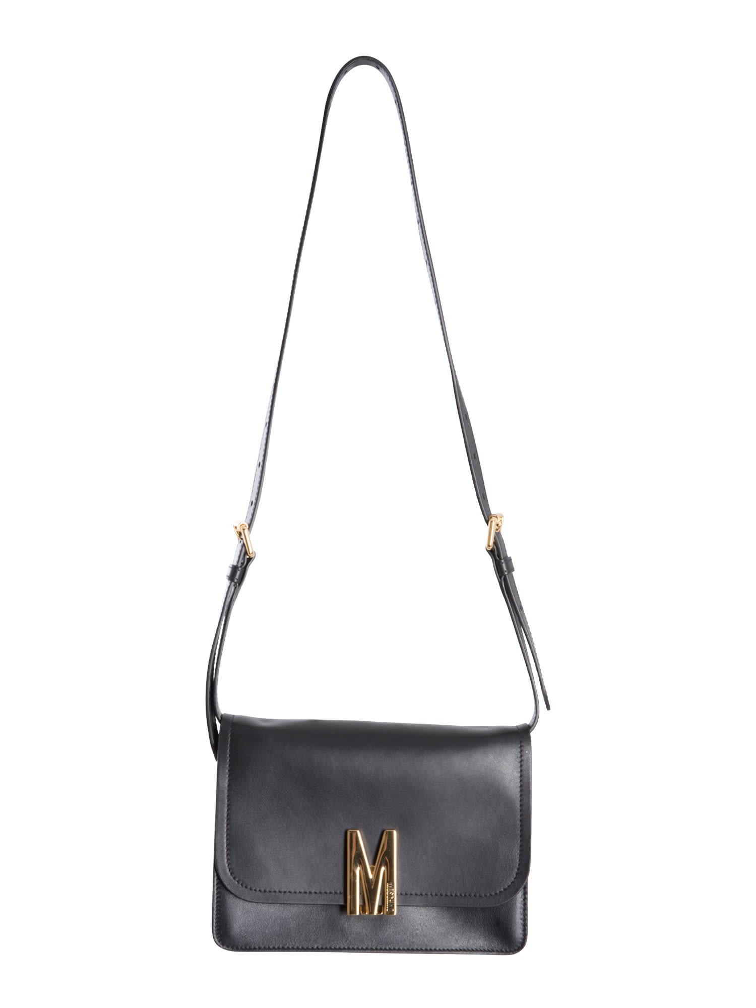 Moschino Leathers LEATHER BAG WITH LOGO