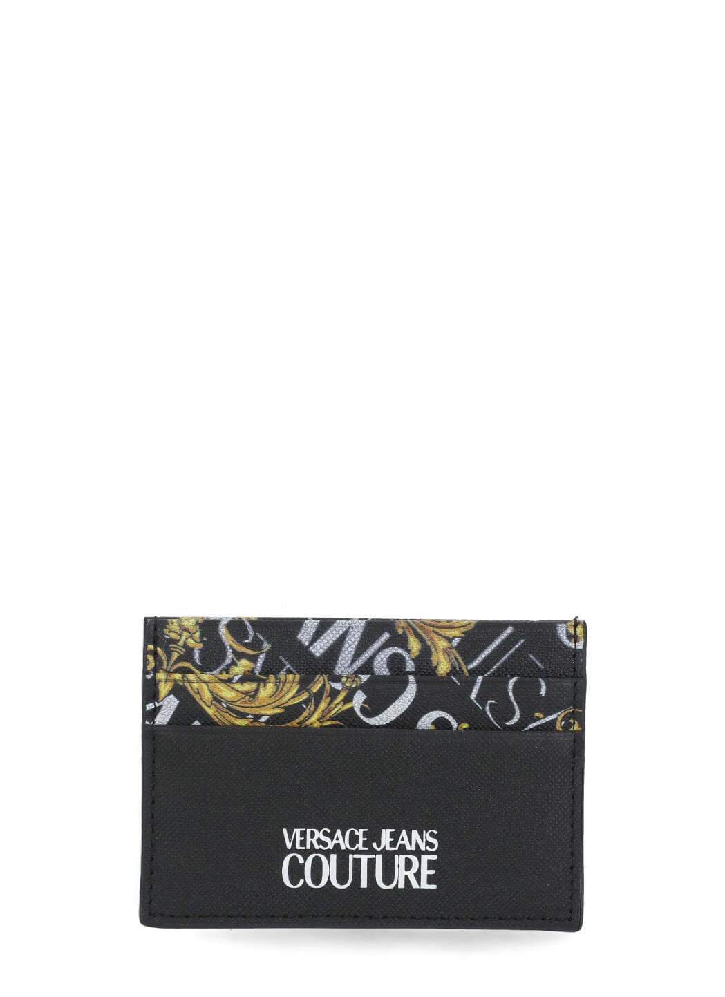 Versace Jeans Couture Brush Leather Cardholder