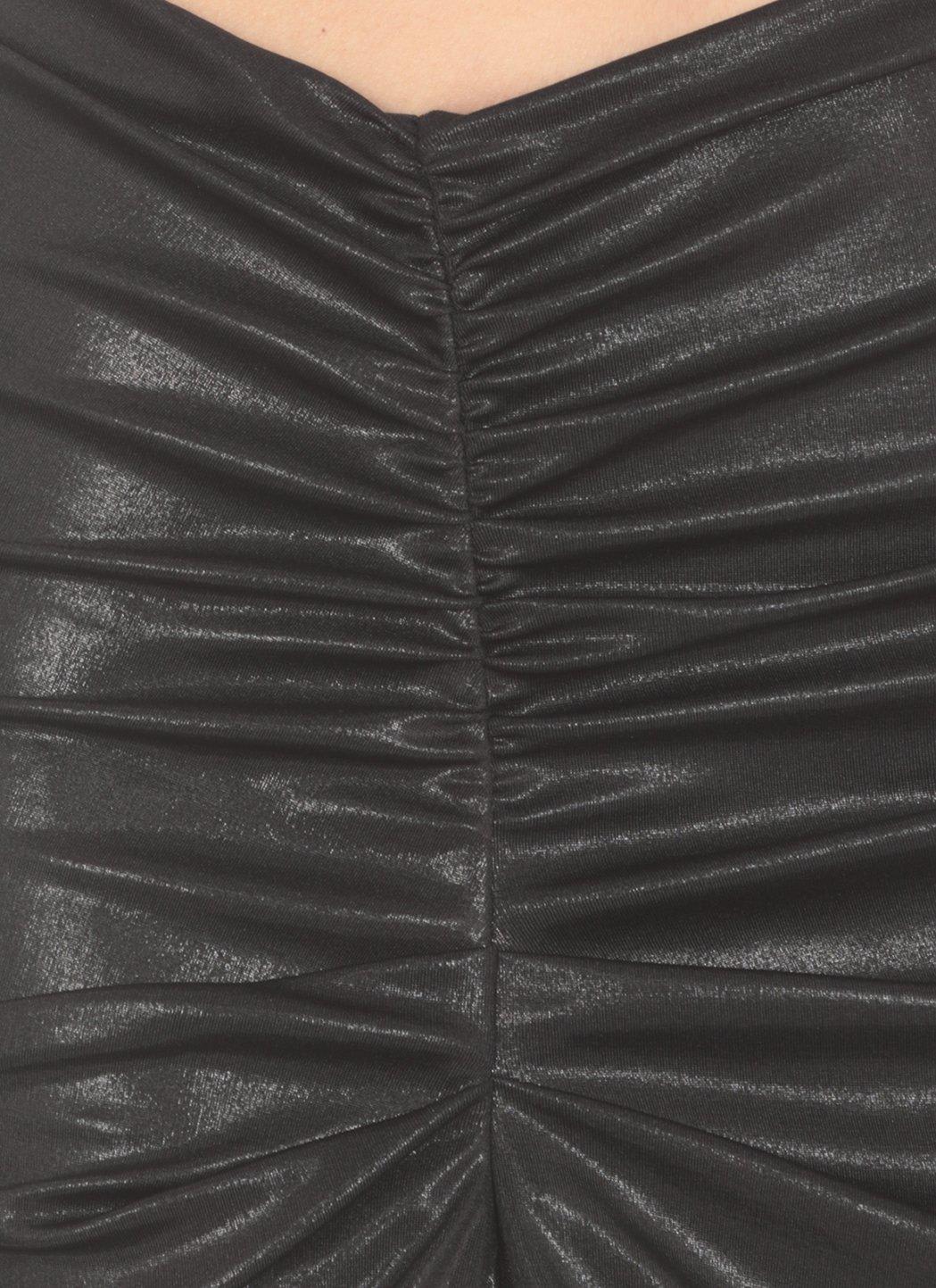 Shop Pinko Scavigna Gathered-detail Mini Skirt In Black