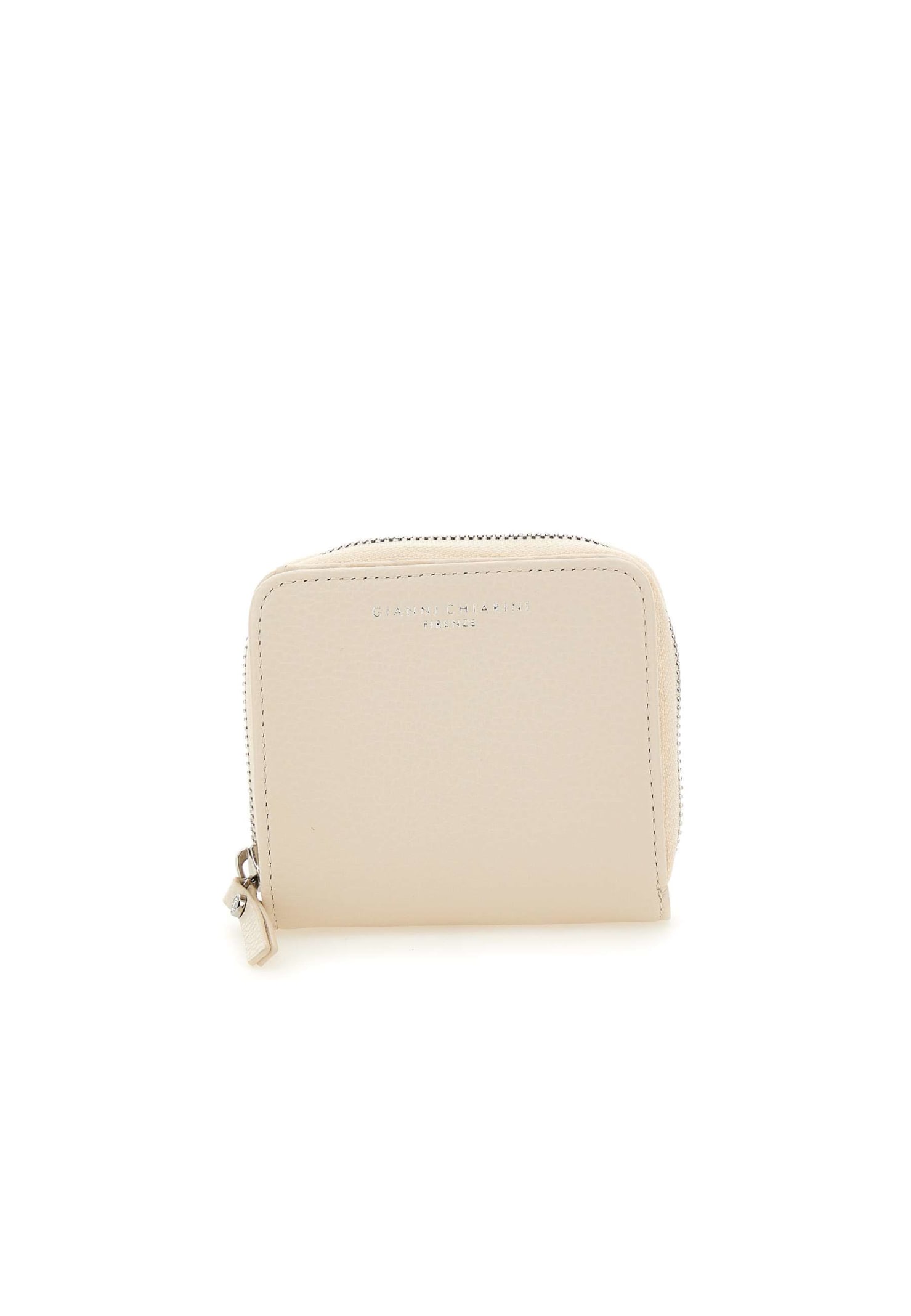 Shop Gianni Chiarini Leather Wallet In White