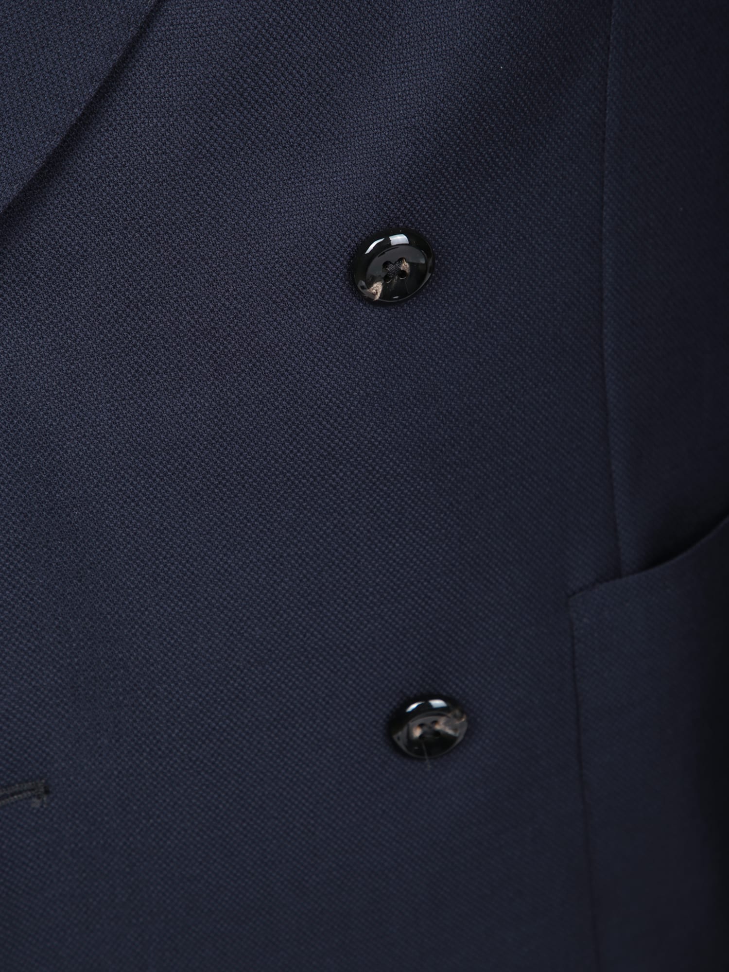 Shop Tagliatore Double-breasted Blue Jacket