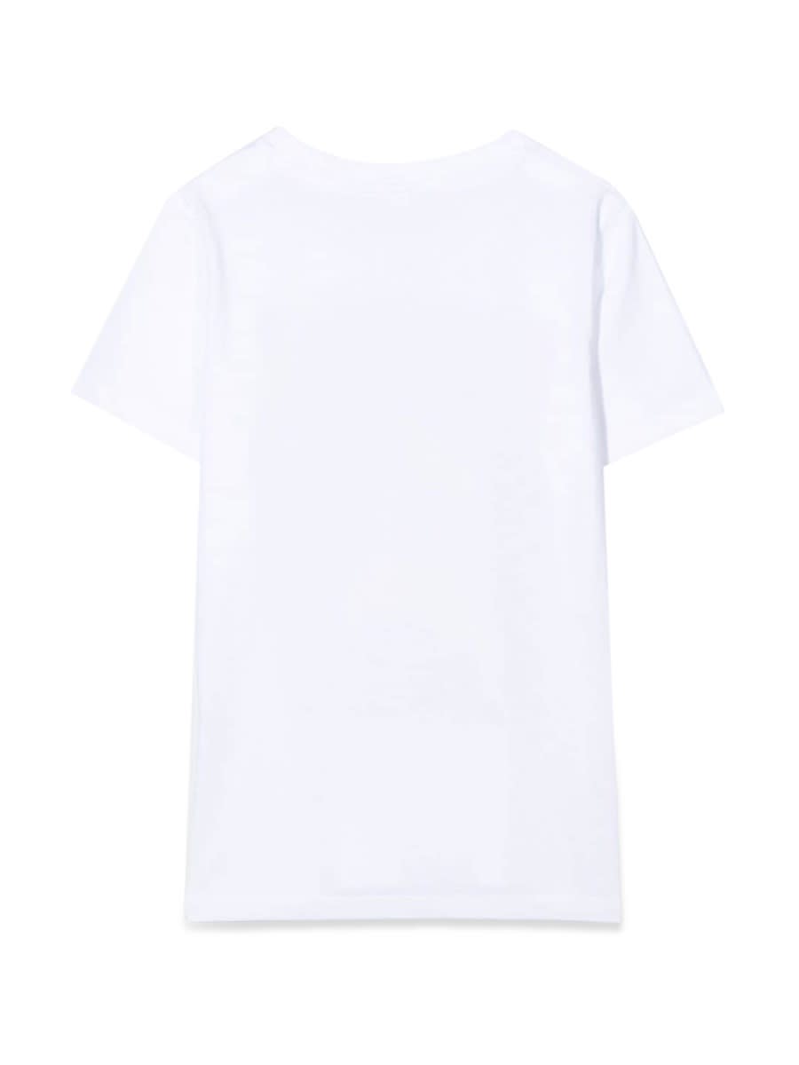 Shop Stella Mccartney T-shirt Frame Colors In White