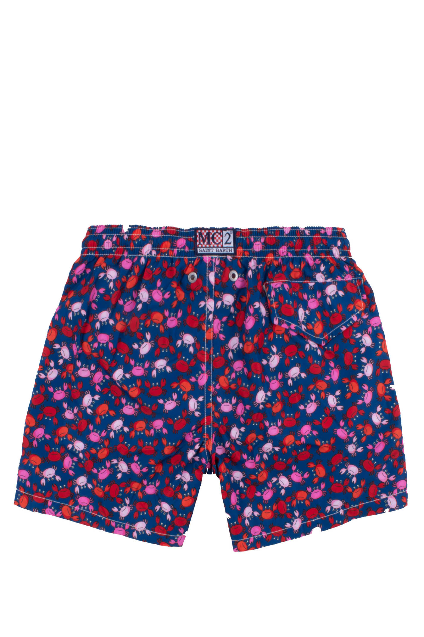 Shop Mc2 Saint Barth Nylon Swim Shorts In Multicolor