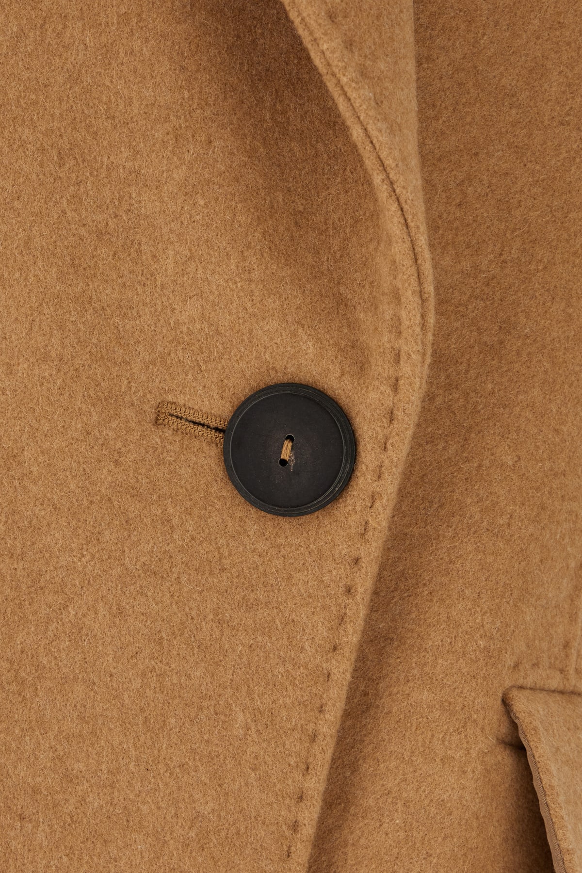 Max Mara Certo Double-breasted Long Coat In Cammello
